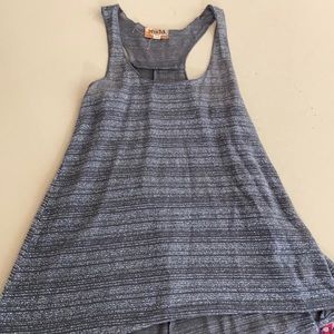 Grey sparkly tank. Size XS